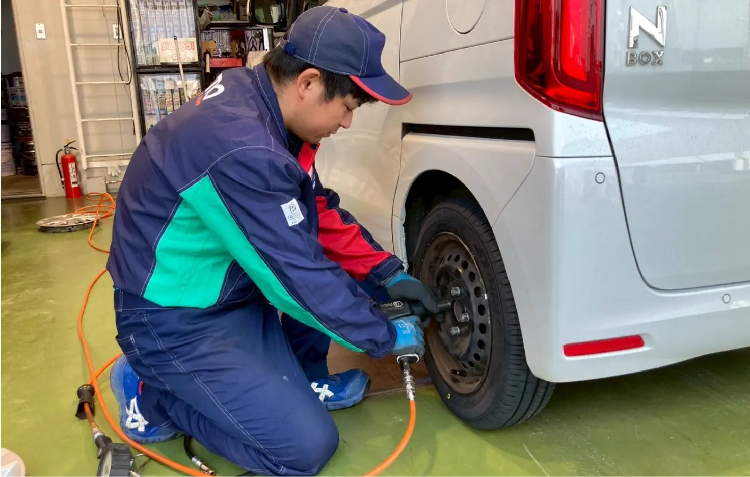 急なタイヤトラブルにもすぐ対応！